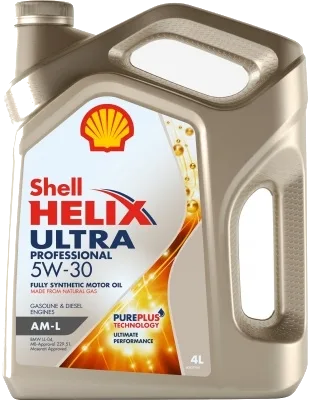 Моторное масло Shell 5W-30 Ultra AM-L Kia/Hyundai