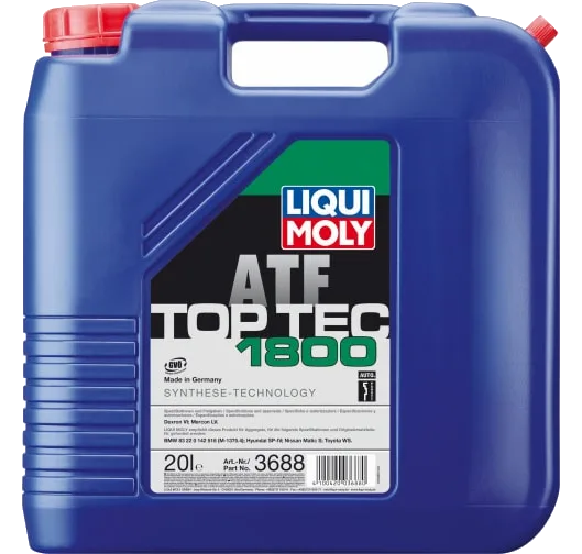 Трансмиссионное масло Liqui Moly Top Tec ATF 1800 НС-синтетическое  для АКПП  60l