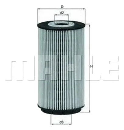 Масляный фильтр OX 557D Knecht